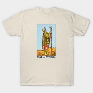 Page of wands tarot card T-Shirt